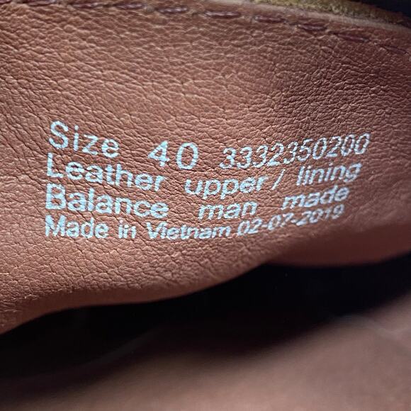 Dansko Pennie Brown Lace Up Oxford Shoes EU 40 US 9.5-10 Block Heel Chunky - Picture 8 of 9